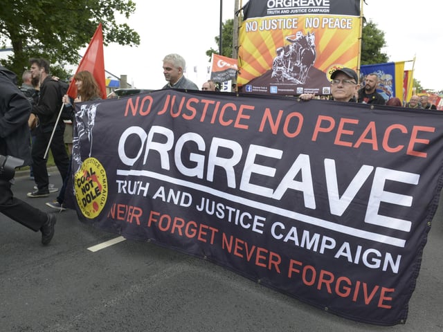 Last year's march to mark the 35th anniversary of the Battle of Orgreave
