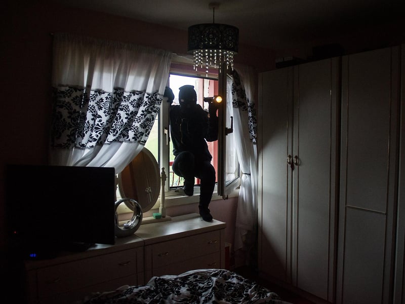 There were 1,179 reports of people forcibly entering another person’s property with the intent to steal.