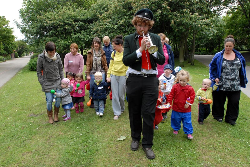 A nursery rhyme challenge in North Marine Park in 2010. Were you there?
