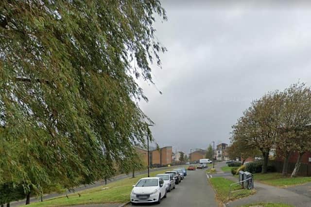 Eastern Drive in Arbourthorne, Sheffield, where police said they were called to reports of 'suspicious activity' after a stranger apparently approached a group of children (pic: Google)