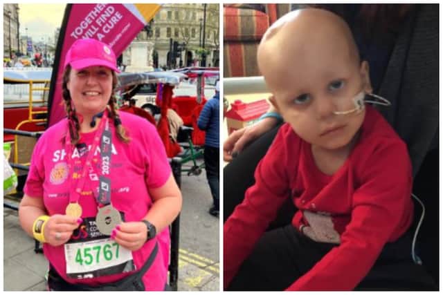 Shaunna Miller hates running but completed the London Marathion for the love of her best friend's son, Ben Price, who is fighting back from a brain tumour