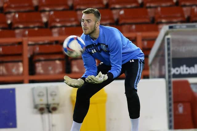 Luke Jackson was announced by Guiseley AFC on loan, but the story has since been deleted. (Pic Steve Ellis)