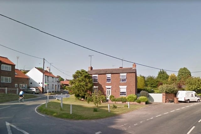 This is Little Weighton near Hull, part of the HU20 postcode that scores 83 on the list of places in Yorkshire to raise a family.