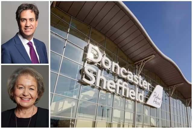 Doncaster Labour MPs Ed Miliband and Rosie Winterton have said the decision to potentially close DSA is 'shocking'.