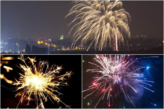 Where will you be watching the fireworks this year? (main photo contributed by Chesterfield Borough Council, other two from Pixabay).