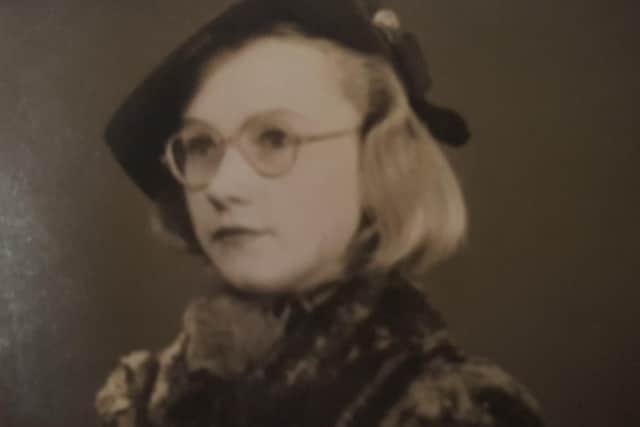 Peggy at 18, possibly taken before she took up her civil service job in London in 1939