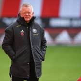Chris Wilder takes his Sheffield United team to West Bromwich Albion tomorrow night: Simon Bellis/Sportimage