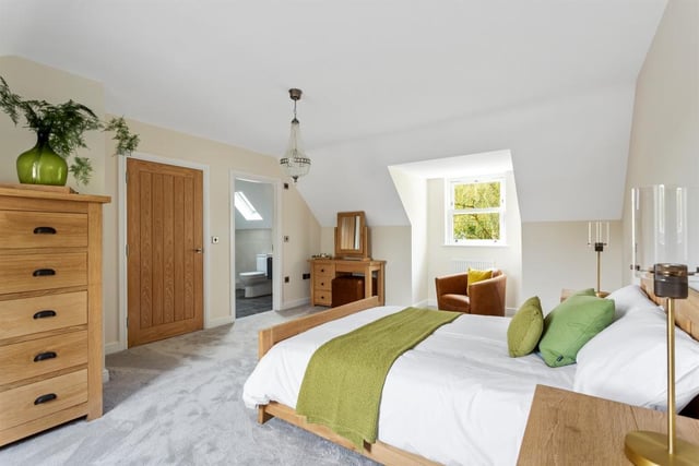 On the first floor you will find three double bedrooms, all of which boast en suites and dressing rooms. As you can see, there is lots of space.