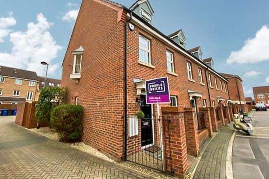 This three bedroom end terrace is being marketed by Purplebricks, Head Office, 024 7511 8874.