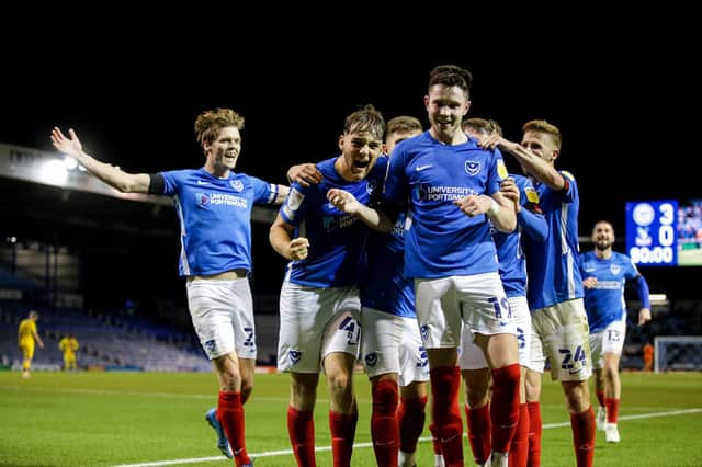 George Hirst was named Pompey's star man tonight