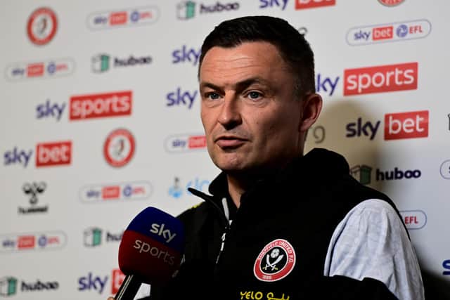 Paul Heckingbottom, the manager of Sheffield United: Ashley Crowden / Sportimage