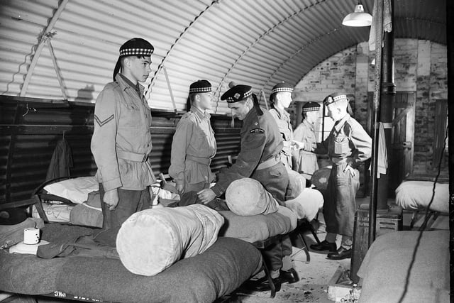 In the 1960s pupils at Edinburgh Royal High School were encouraged to join the cadets. The school's army cadets are pictured at Cultybraggan camp, near Crieff, with 2nd Lt G Loumes inspecting their beds and uniform.
