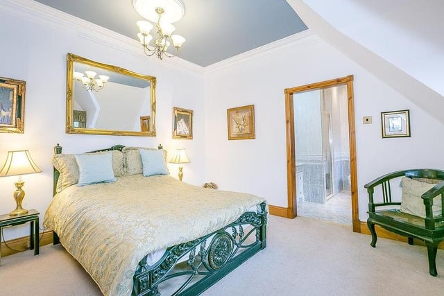 A fourth bedroom so full of character and quality. Truly a place for sweet dreams.