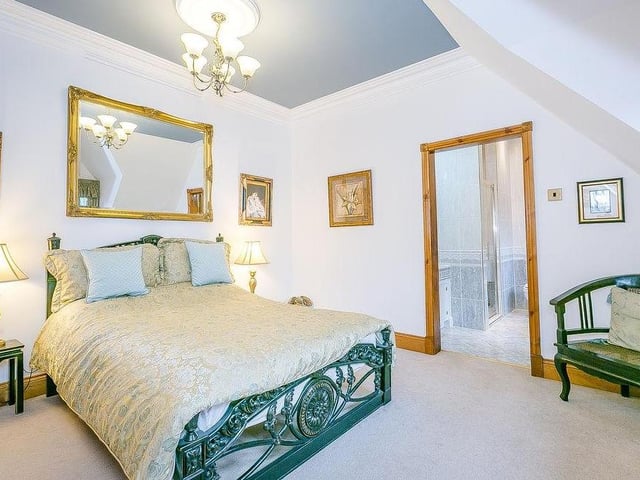 A fourth bedroom so full of character and quality. Truly a place for sweet dreams.
