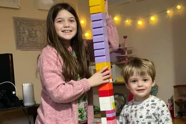 Grace and Noah make a good case of why they should be designing Portsmouth's future student accommodation with this colourful structure.