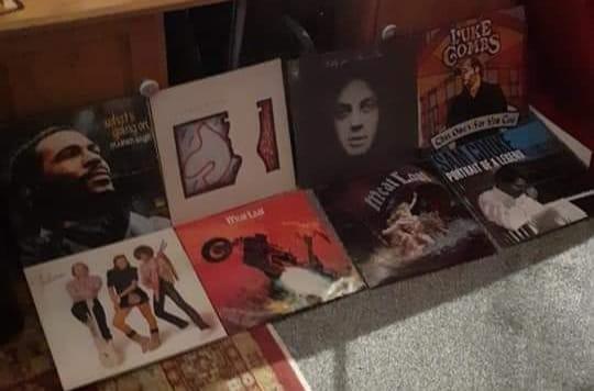 Ciaran O'Neill shared this shot of his vinyl collection, which has kept his spirtis up during the restrictions.