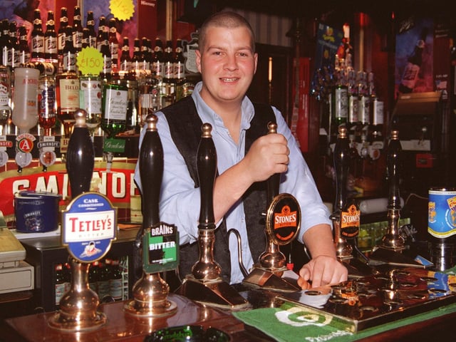 Landlord Martin Hague pictured at The Hallamshire Hotel in 1997