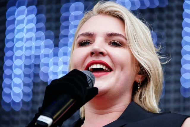 Singer-songwriter Self Esteem, Rebecca Lucy Taylor, performing at the Forwards Festival in Bristol.  Picture date: Sunday September 4, 2022. PA Photo. Photo credit should read: Ben Birchall/PA Wire 