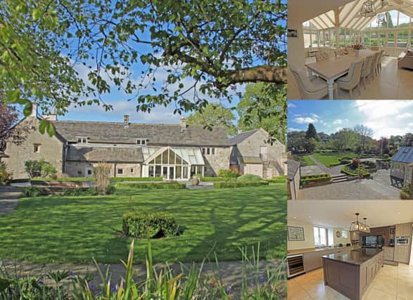 The four bedroom house Rose Hill, School Lane, Baslow, comes with a barn which has its own studio flat.