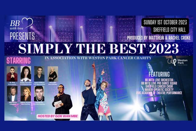 BB With Love Simply The Best 2023 will be held at Sheffield City Hall on October 1