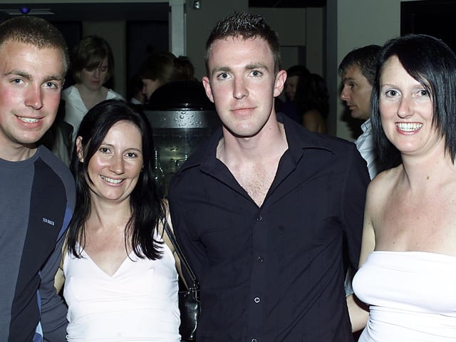On a night out were Philip, Jane, Matt and Louise