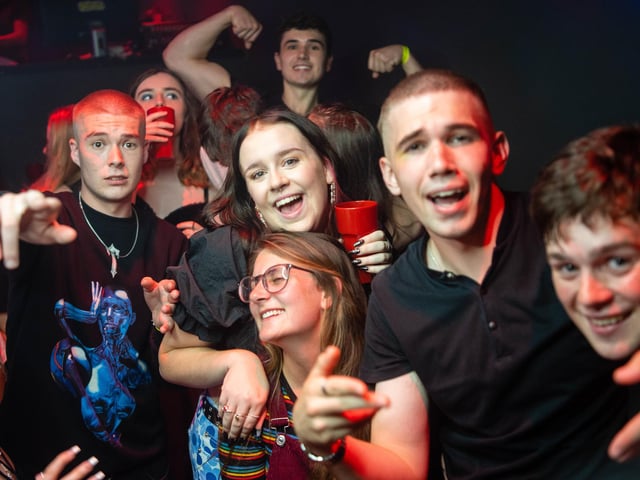 Freshers partying at The Astoria.