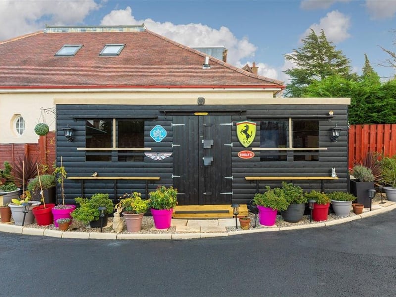 The tarmac on the drive has been coated with TarmaSeal to restore the colour in addition to seal and bind the tarmac so it lasts longer, according to ESPC.