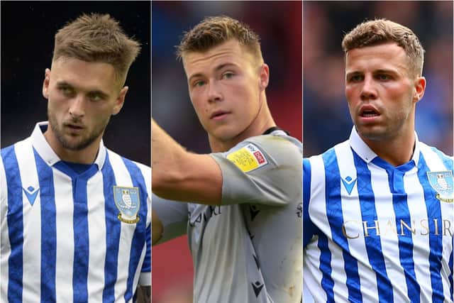 Sheffield Wednesday trio Lewis Wing, Bailey Peacock-Farrell and Florian Kamberi are three of six loan players in the squad.