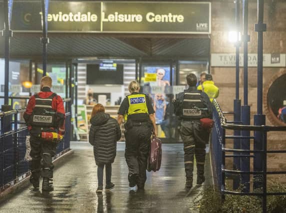 A major incident has been declared in Hawick