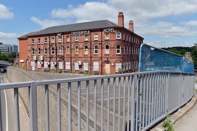 The Chesterfield Hotel has been empty since 2015 and is awaiting demolition. 
A planning application submitted by the Borough Council and Prestige (Midlands) Hotels Ltd aims to replace the 144-year old building with two new properties - one of which would be a hotel.