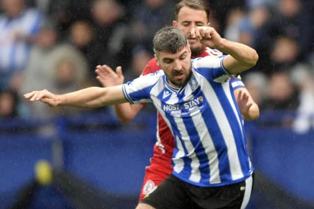 Owls Callum Paterson back in first team action     Pic Steve Ellis