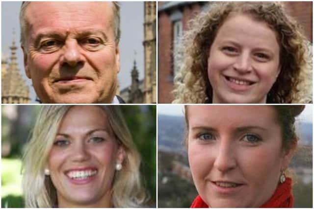 Top row: L-R: Clive Betts MP; Oliva Blake MP
Bottom Row: Miriam Cates MP; Paul Blomfield MP