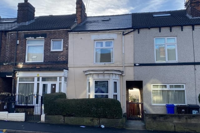 A terraced house on City Road, Sheffield, had a guide price of £60,000. It sold for £77,000.