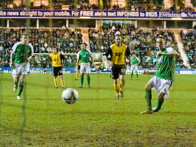 Hibs' golden generation of young players tore apart a Livingston side destined for the drop. Derek Riordan and Steven Fletcher each nabbed a double, while Garry O’Connor also got in on the act for Tony Mowbray’s side.