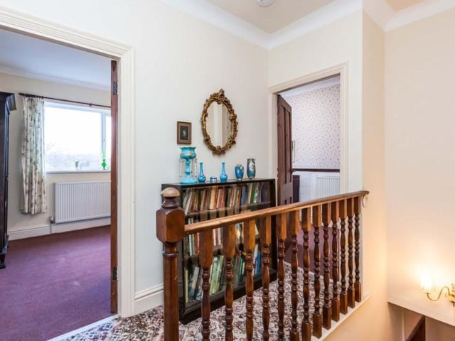 Another view of the landing, which leads to the two bedrooms and the family bathroom. As you can see, there's room for a bookcase.