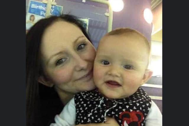 A devastated mum lost three pets and all her family photos in a shocking fire that gripped her home during last week’s heatwave. Picture shows Julianne Mansell with daughter Malika in happier times