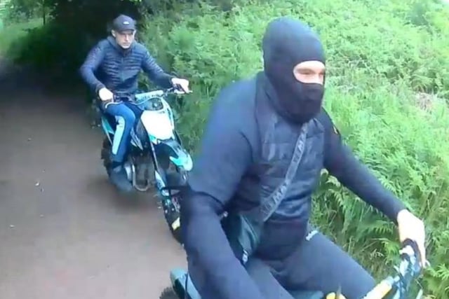 Officers are keen to speak to these men in the images in connection to driving style on the Trans Pennine Trail towards Sheffield.
Do you recognise them? Email  SYPOffRoadTeam@southyorks.pnn.police.uk