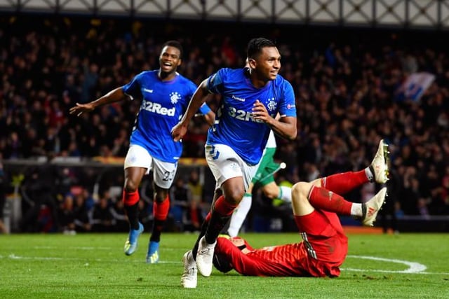 The striker also hit the third on October 4, 2018 to cap a big win at Ibrox