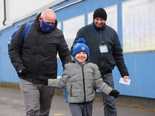 Pompey fans arrive for the first time in 9 months due to Corona restrictions