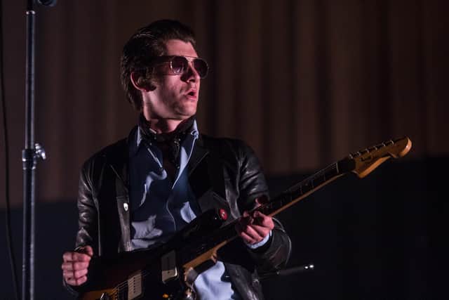 Alex Turner of Arctic Monkeys performs during the second day of Lollapalooza Buenos Aires 2019 at Hipodromo de San Isidro on March 30, 2019 in Buenos Aires, Argentina. Picture: Santiago Bluguermann/Getty Images.