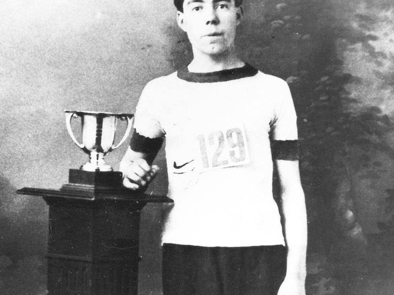 Harry Ernest Hoyle, winner of the very first Star Walk, June 6, 1922. He was 20 years old at the time. His father, John Thomas Hoyle, age 62, also entered the same race on the same day and he won the sealed handicap. Submitted by Harry Hoyle's daughter, Mrs G B Petford