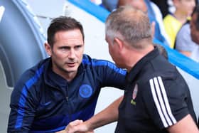 Frank Lampard and Chris Wilder: James Wilson/Sportimage
