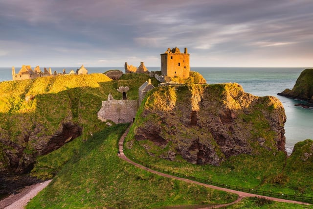 Dunnottar Castleappeared in the 2015 adaptation of Victor Frankenstein starring Daniel Radcliffe and James McAvoy as well as inspiring Merida's DunBroch family castle in the Disney Pixar film, Brave.