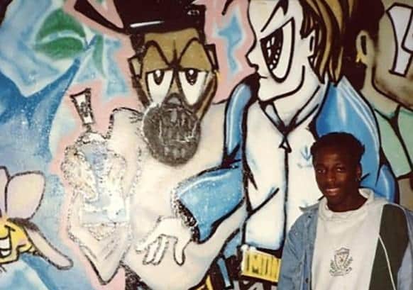Dee Warburton says graffiti and hip hop music saved his life.