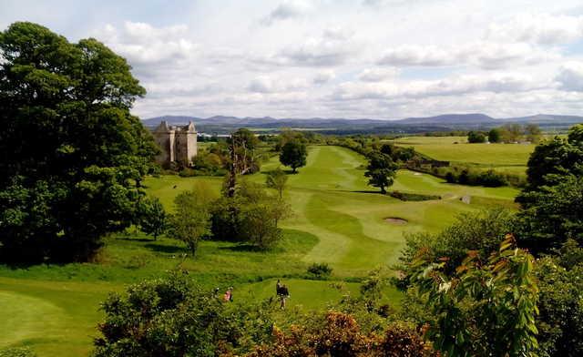 A park land course near Linlithgow, Niddry Castle Golf Club offers terrific views and challenging play.