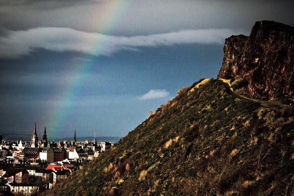 Another one over the Crags because we couldn't resist. Picture credit: Jarlath Flynn.