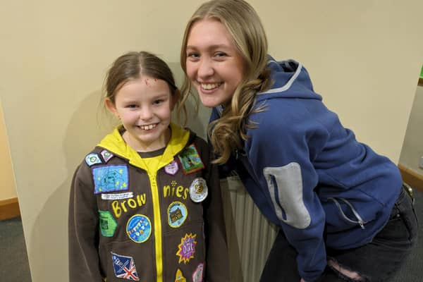 Skye Mason with Kacey Bennett