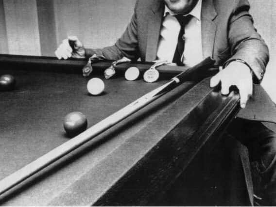 Stephen's dad Ray, who was crowned 1985 Paraplegic World Snooker Champion.