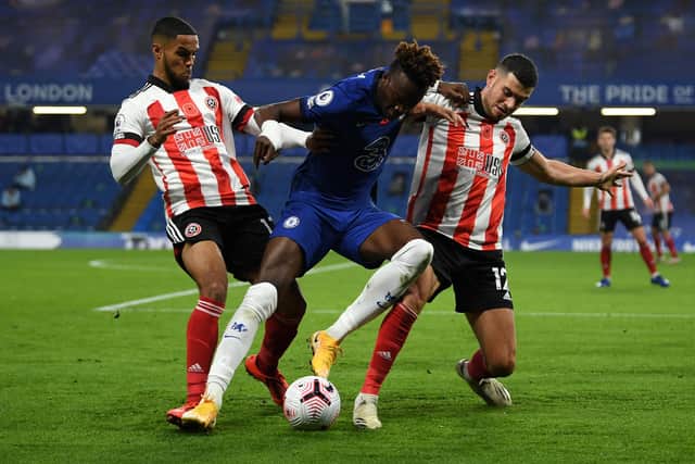 Tammy Abraham of Chelsea could face Sheffield United again this weekend (Photo by Mike Hewitt/Getty Images)