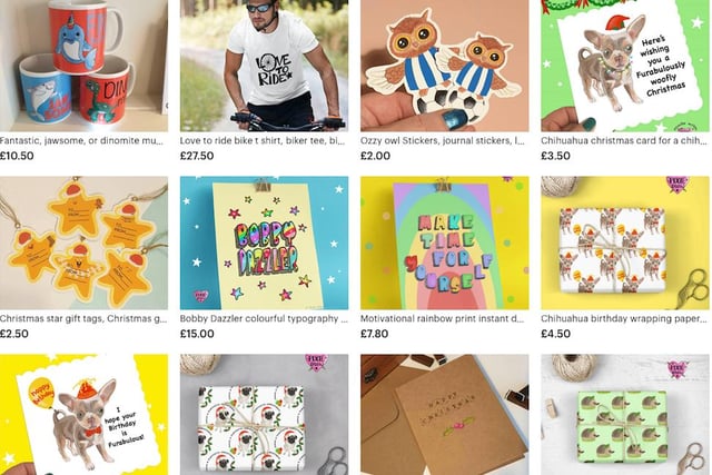 You can find plenty of local Sheffiedish gifts and goodies on Pixie Drew's etsy site, all illustrated and made in Sheffield.
Pixie says: “I love drawing and lettering and you can find cards, gift wrap, mugs, coasters and more in my shop. Everything has been hand drawn either on paper or on my ipad. I hope you like what you see.”
https://www.etsy.com/uk/shop/PixieDrew